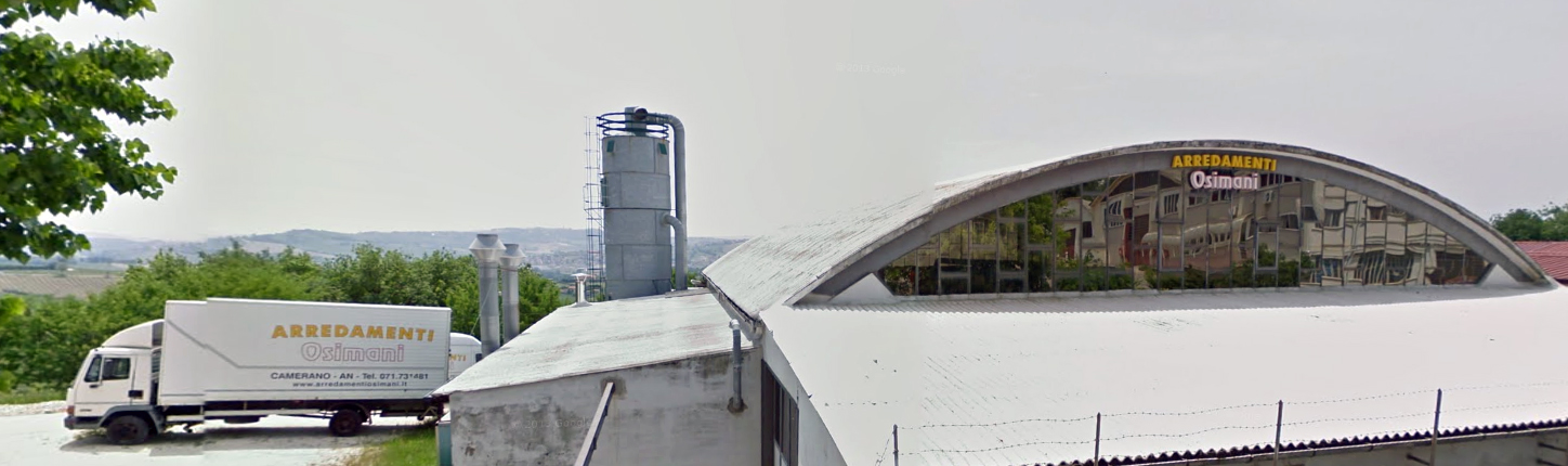 Laboratorio e mezzo aziendale Arredamenti Osimani